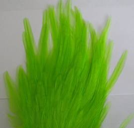 rooster saddle  fl. chartreuse